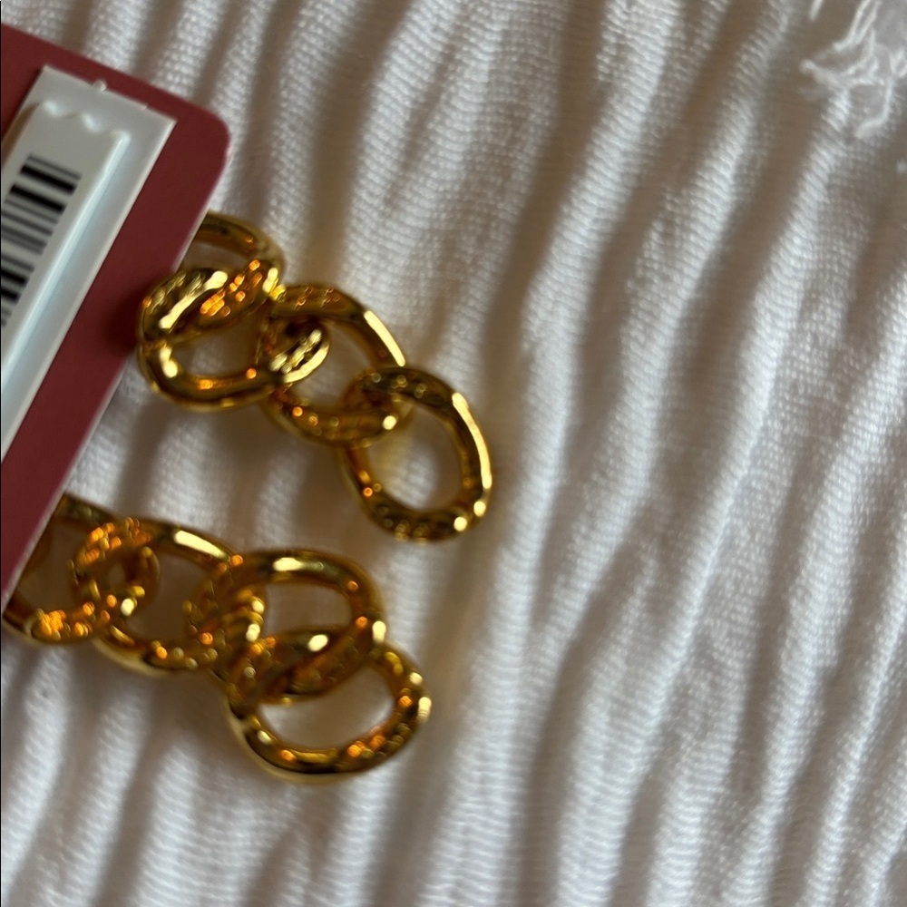 Oma The Label Osa Drop Earrings In Gold-Tone New Dangle Earrings — image 5 of 8